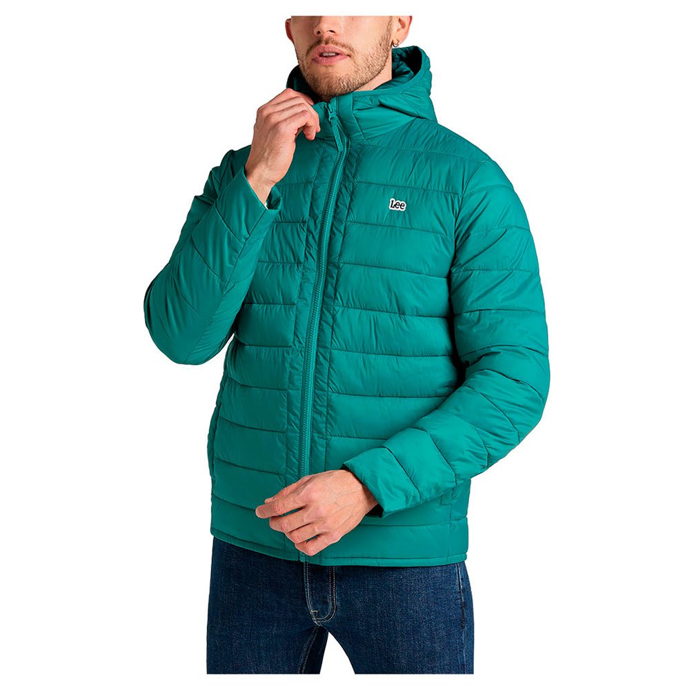 lee light puffer jacket vert xl / tall homme