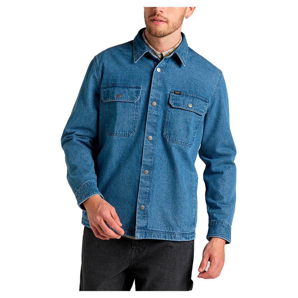 lee workwear overshirt bleu 2xl / regular homme