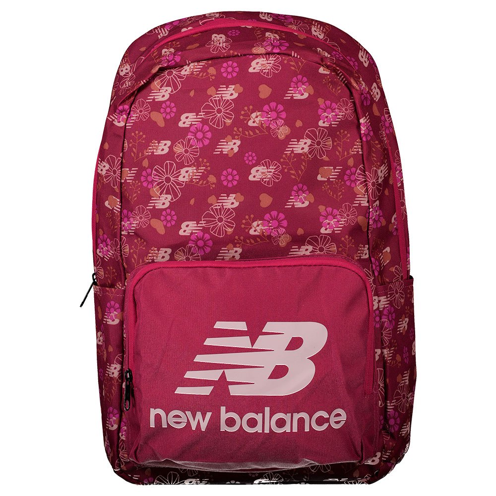 new balance printed backpack rose
