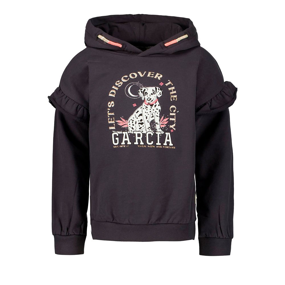 garcia t24662 hoodie noir 6-7 years fille