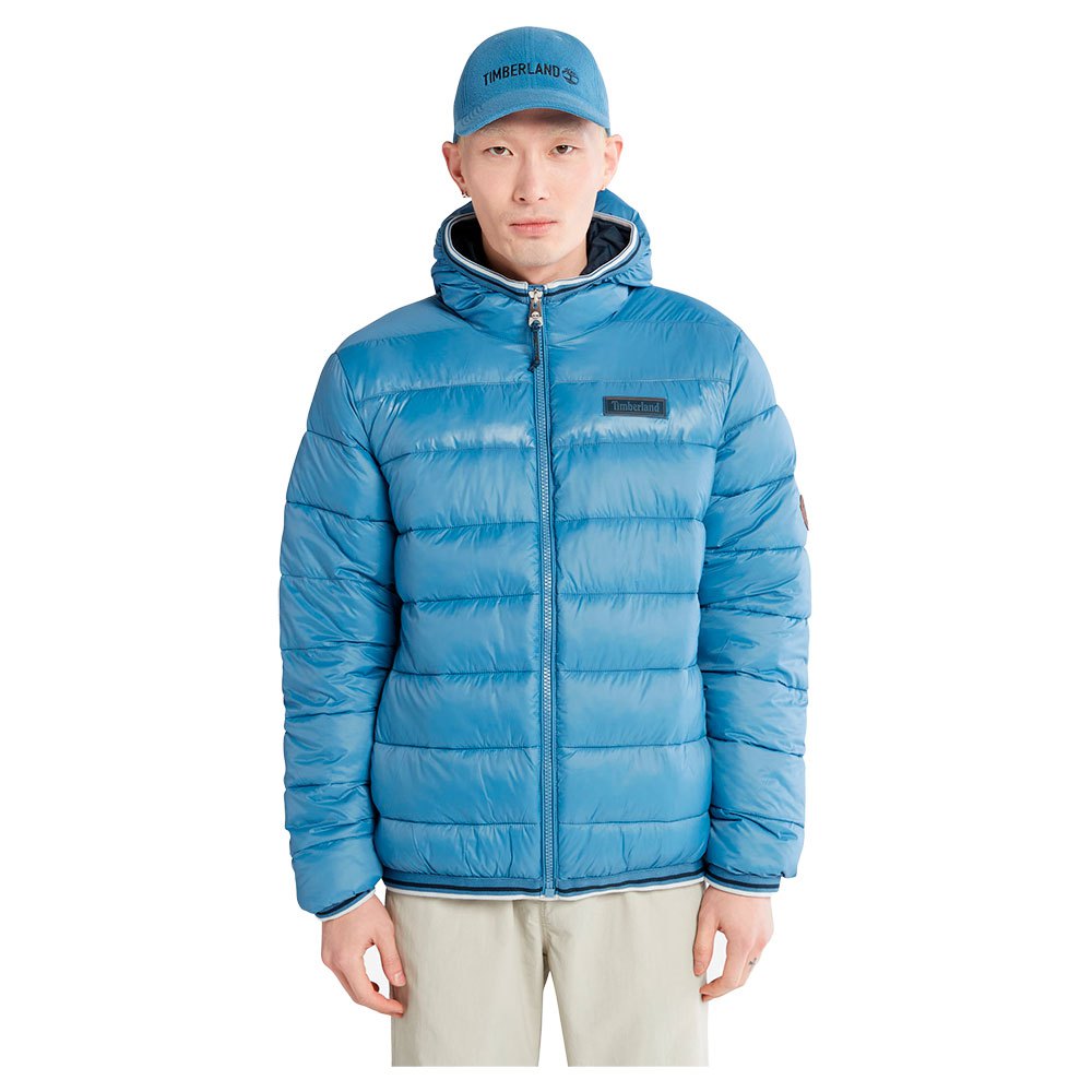 timberland mid weight hooded jacket bleu 2xl homme