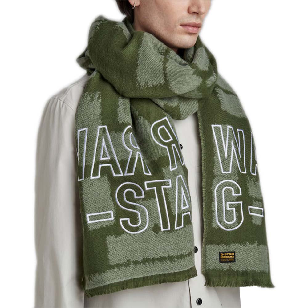 g-star dorala scarf vert  homme