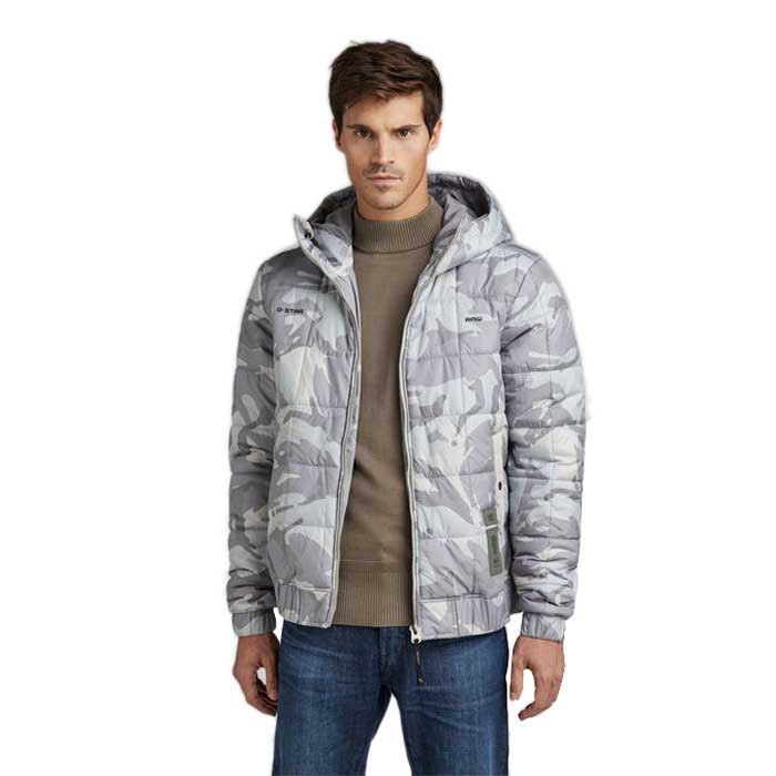 g-star meefic quilted jacket gris s homme