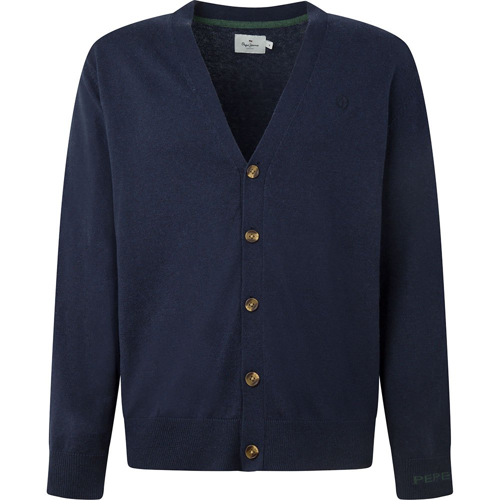 pepe jeans andre cardigan bleu s homme