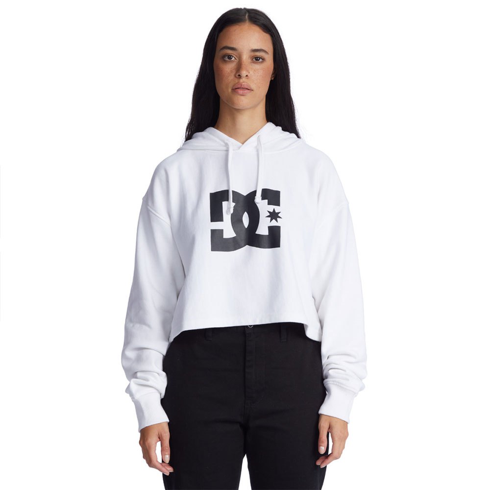 dc shoes cropped 2 hoodie blanc xs femme