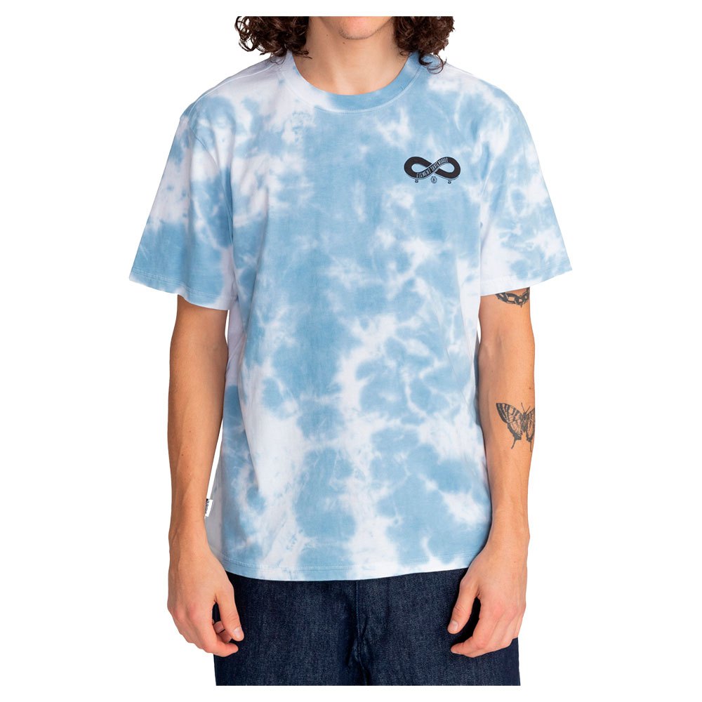 element infinity short sleeve t-shirt bleu s homme