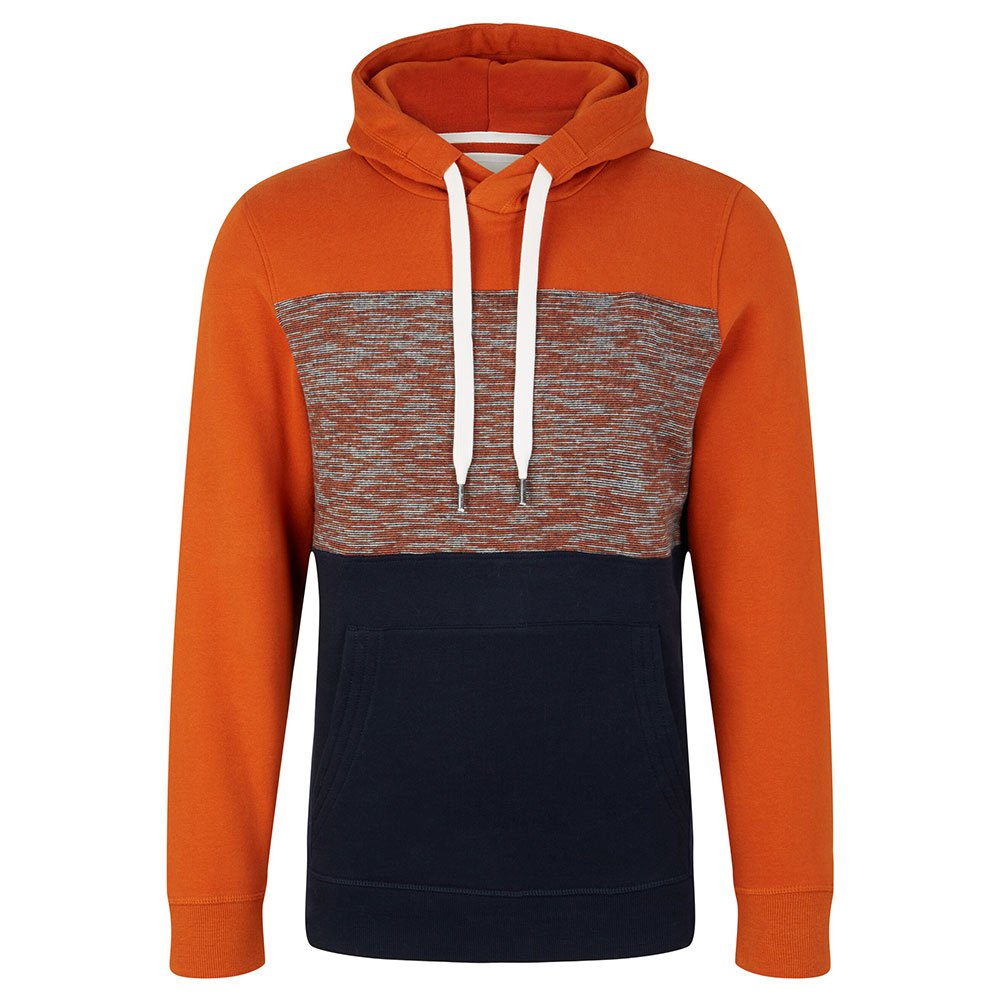 tom tailor 1032925 hoodie orange m homme