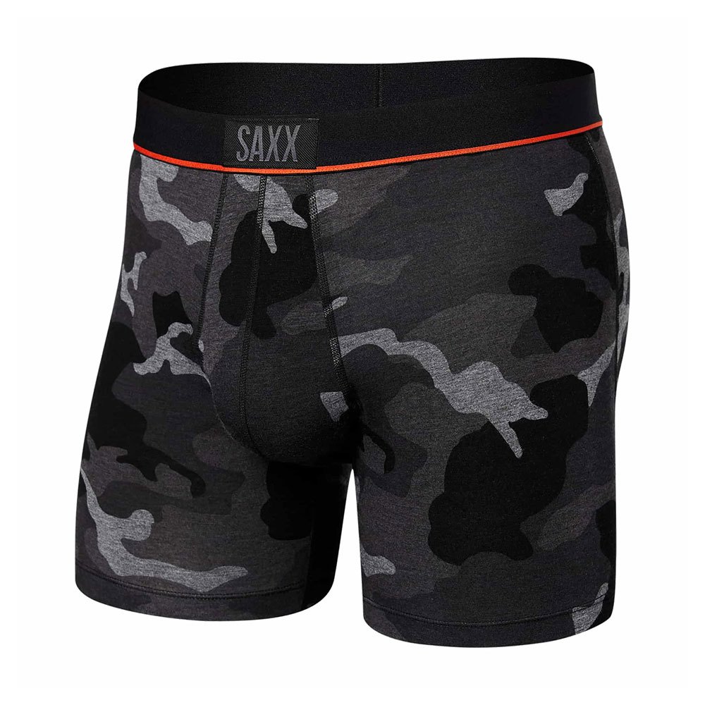 saxx underwear vibe super soft boxer gris l homme
