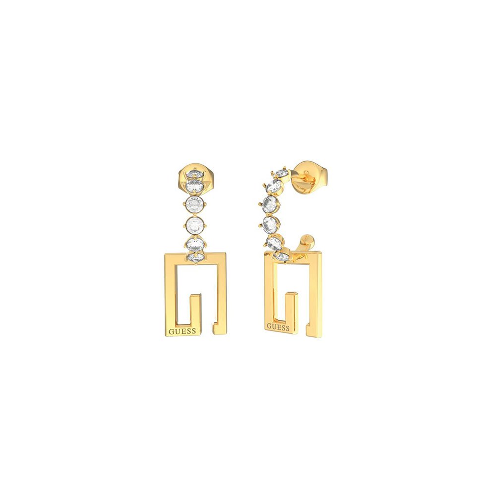 guess g solitaire jube01027jwygt earrings doré  homme
