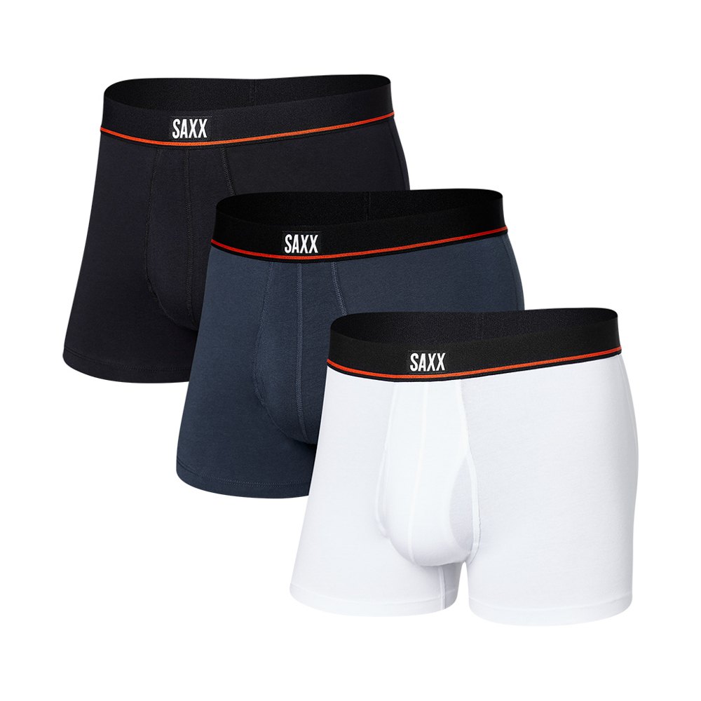 saxx underwear non-stop stretch trunk fly boxer multicolore m homme