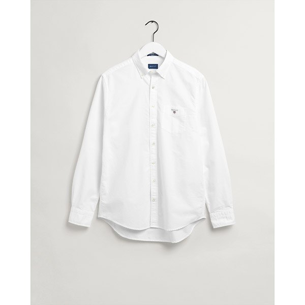 gant oxford regular fit long sleeve shirt blanc xl homme