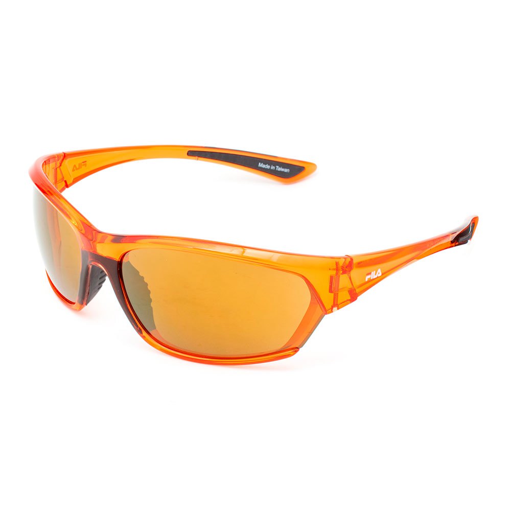 fila sf232-66pch sunglasses orange  homme