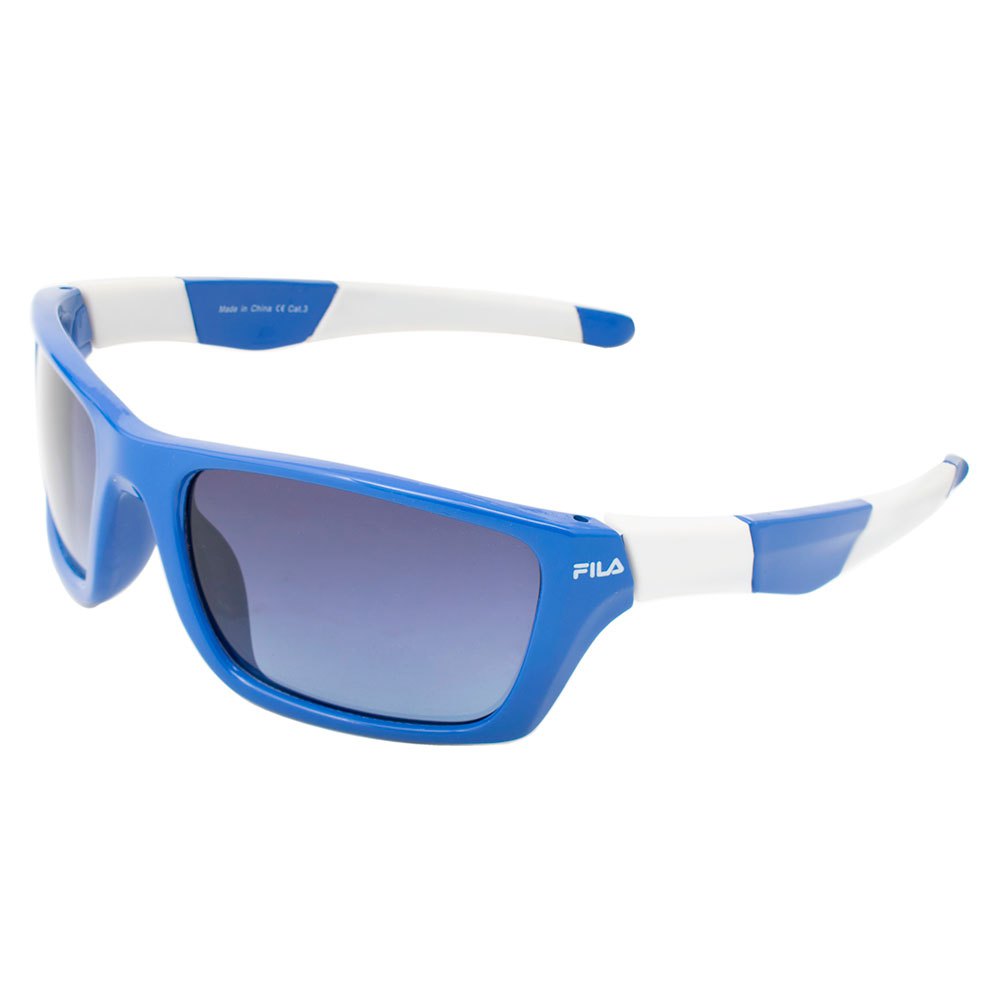 fila sf700-58c5 sunglasses bleu  homme