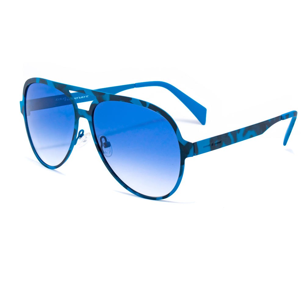 italia independent 0021-023-000 sunglasses bleu  homme