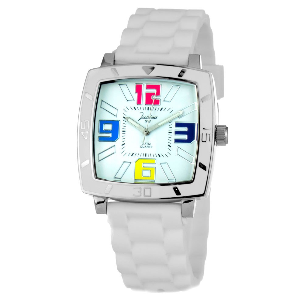 justina 21971b watch argenté