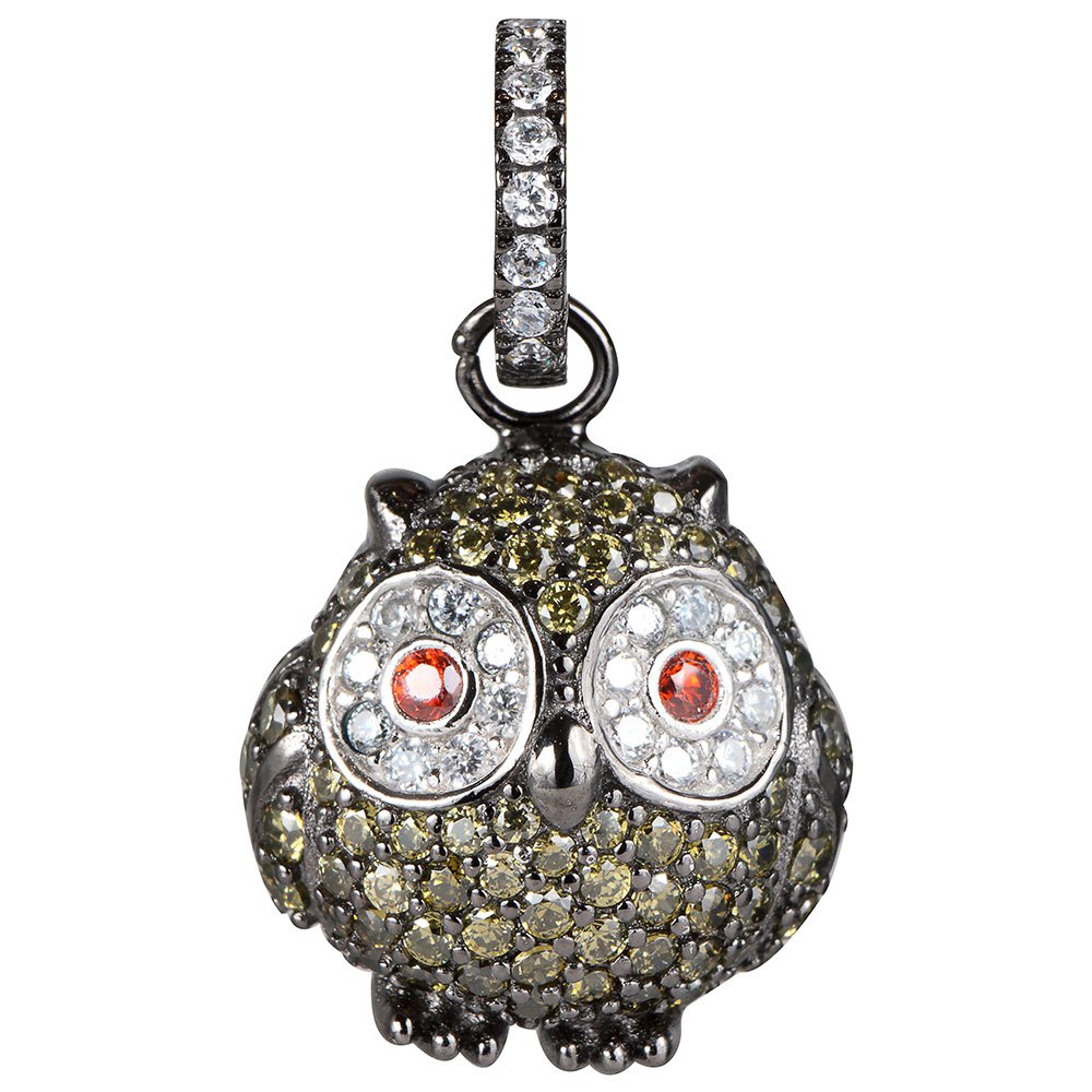 lancaster jla-pen-owl-3 necklace argenté  homme