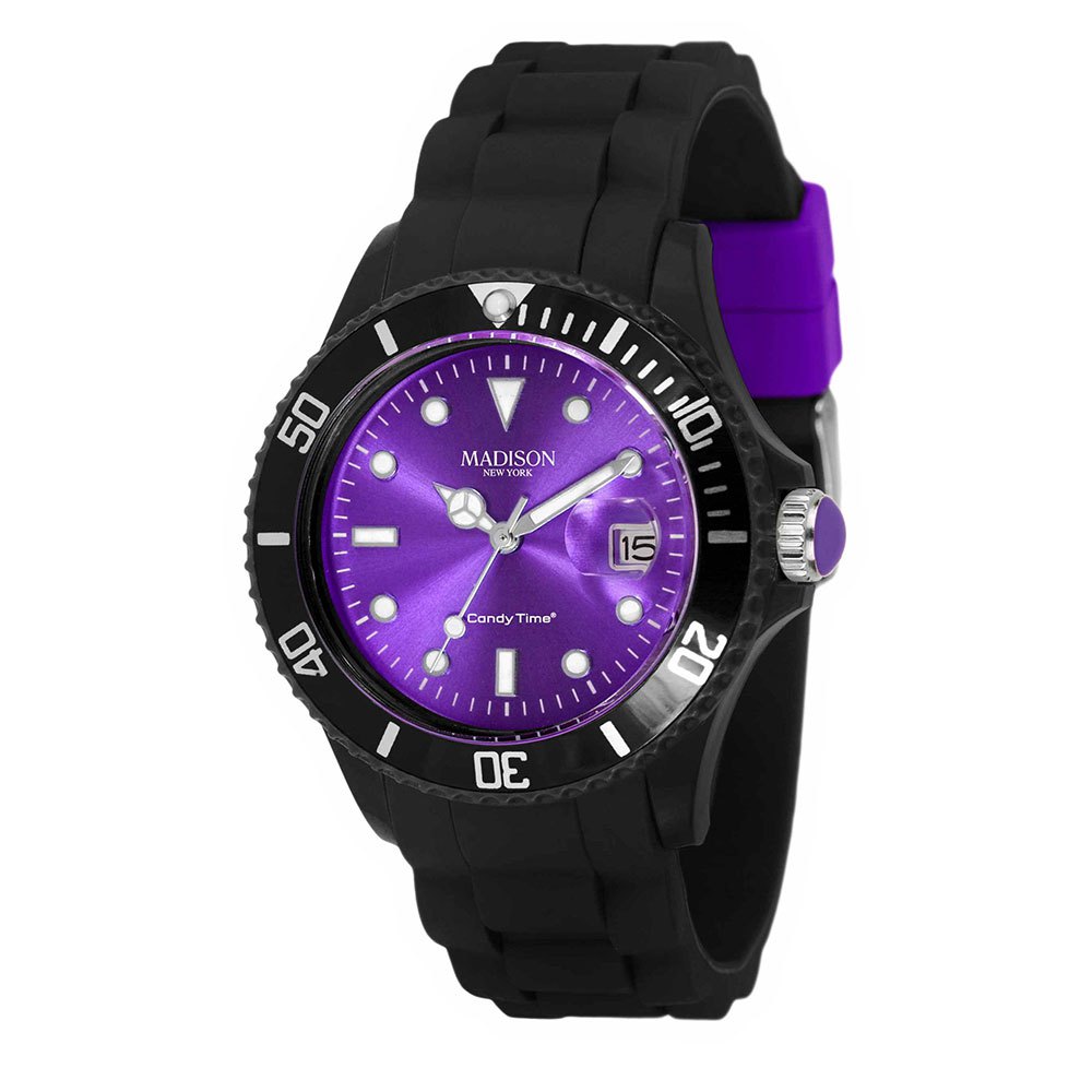 madison u4486-01 watch noir,violet