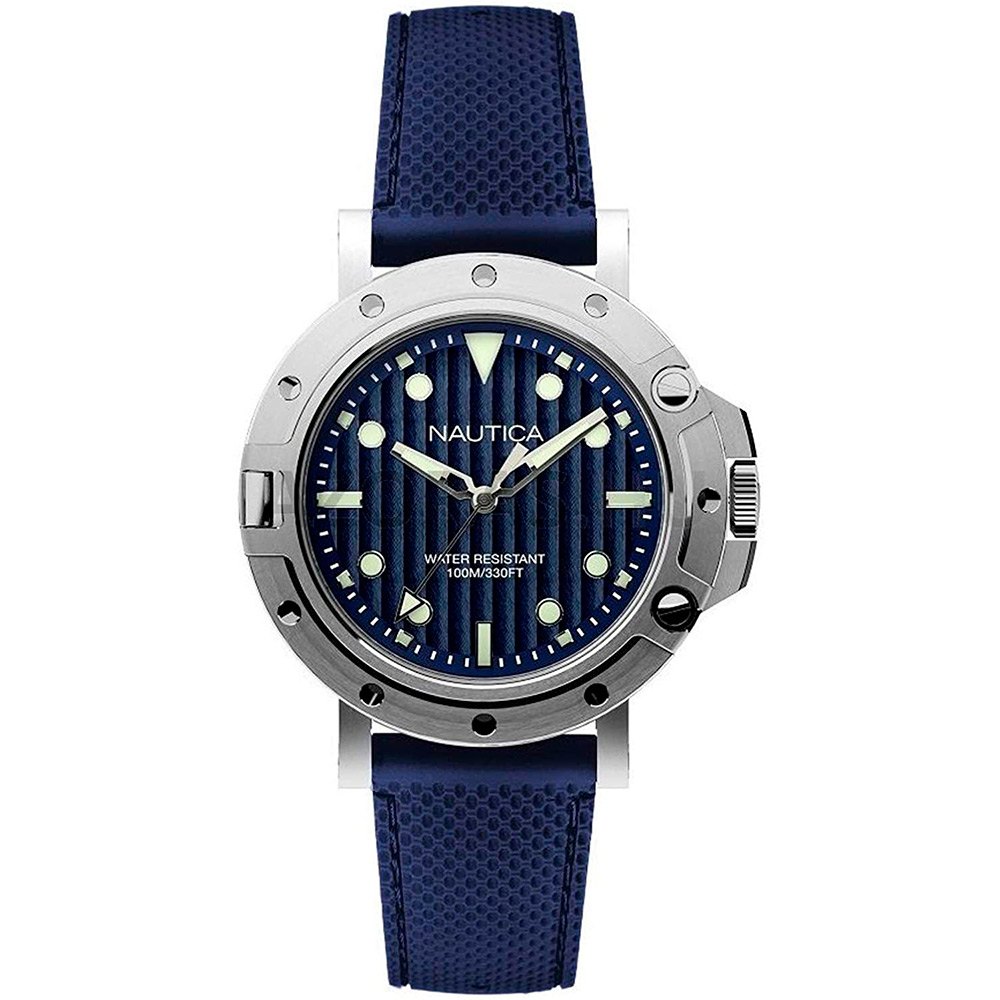 nautica nad12547g watch argenté