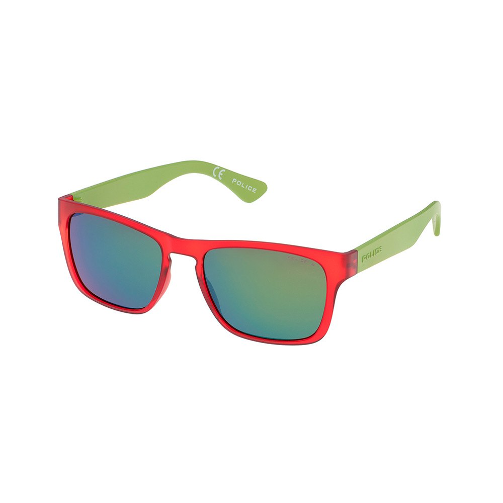 police s198854z75y sunglasses vert,rouge  homme