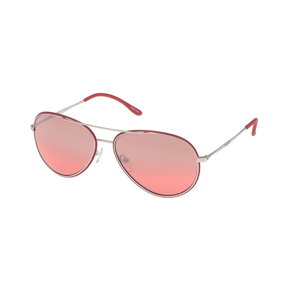 police s8299m58q05x sunglasses rouge  homme