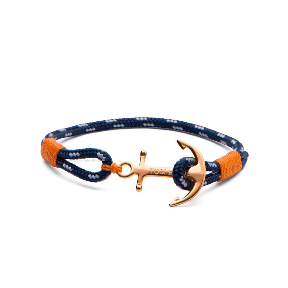 tom hope tm0121 bracelet orange  homme