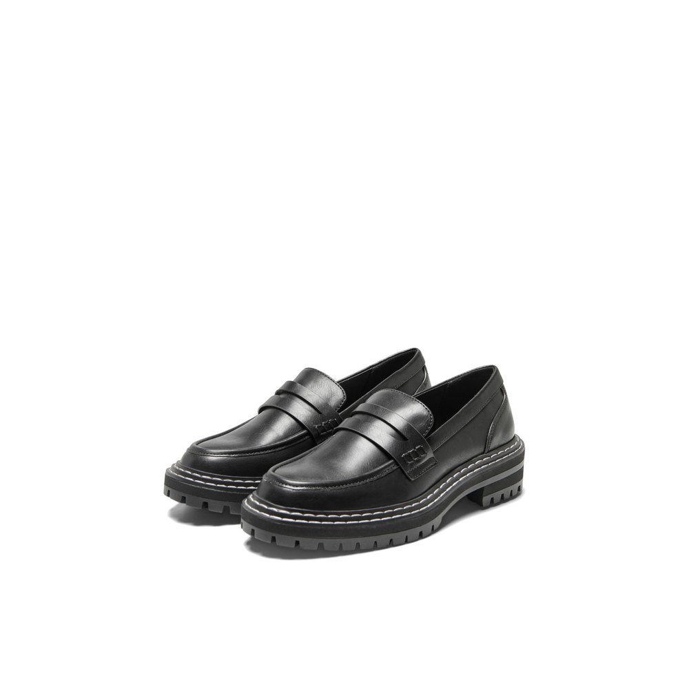 only moccasins beth-3 pu shoes noir eu 37 femme