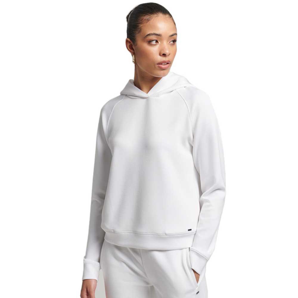 superdry studios modal soft hoodie blanc l femme