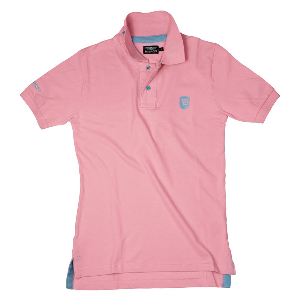 bobroff bfp-rs short sleeve polo rose 2xl homme