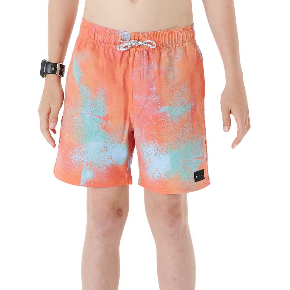 rip curl party pack volley swimming shorts orange 10 years garçon