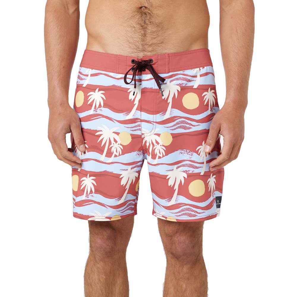 rip curl mirage daybreaker 19´ swimming shorts rouge 33 homme