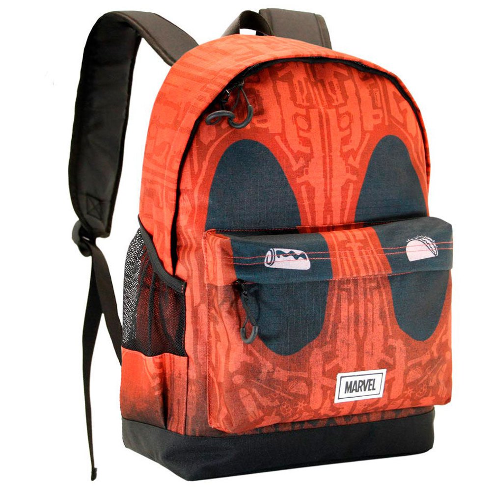 karactermania deadpool backpack weapons marvel 44 cm orange