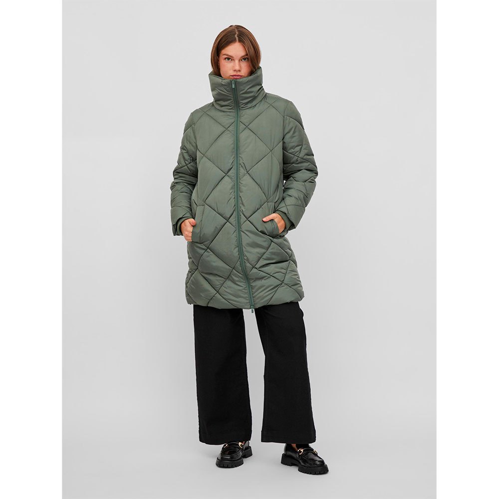 vila adaya new quilt coat vert 42 femme