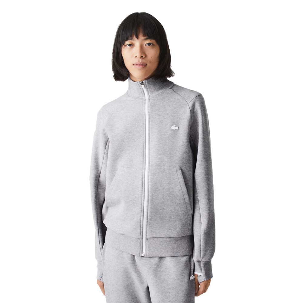 lacoste sh2702 full zip sweatshirt gris xs homme