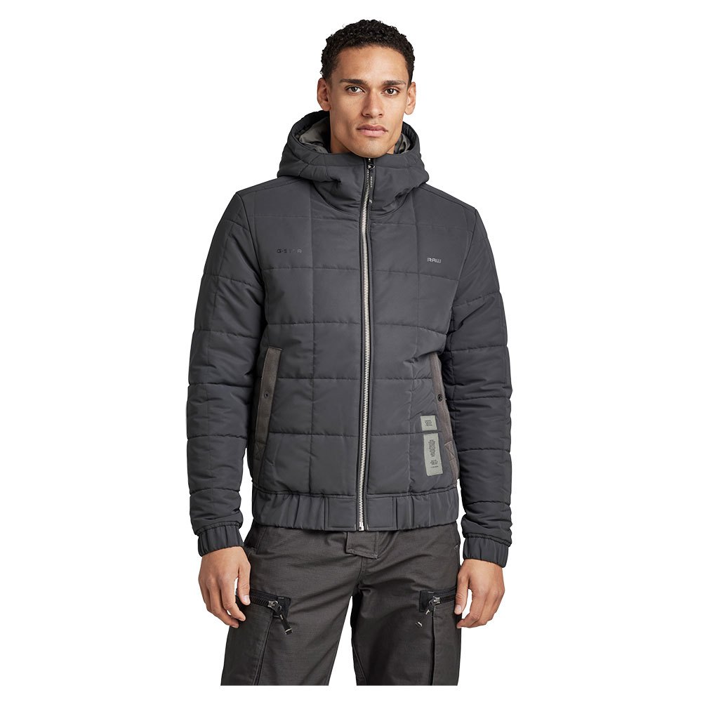 g-star meefic sqr quilted jacket gris s homme