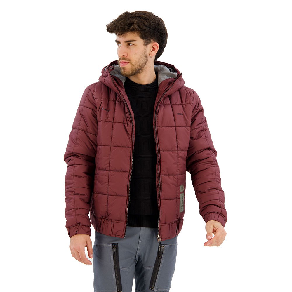 g-star meefic sqr quilted jacket rouge s homme