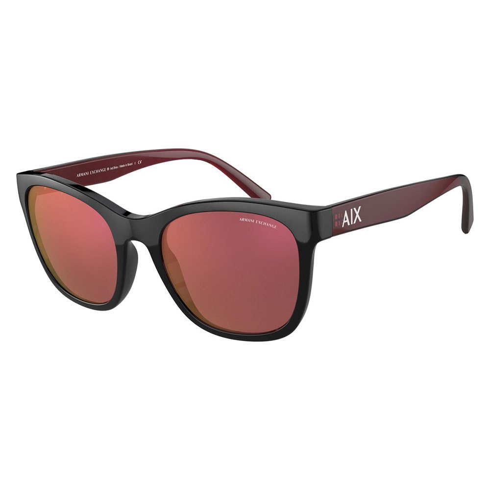 armani exchange x4105sf8255d0 sunglasses rouge  homme