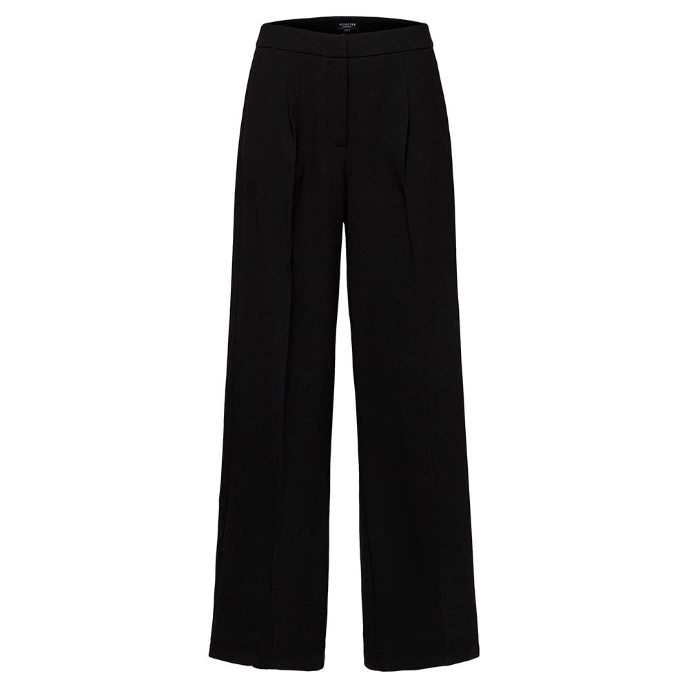 selected tinni wide pants noir 34 / 32 femme