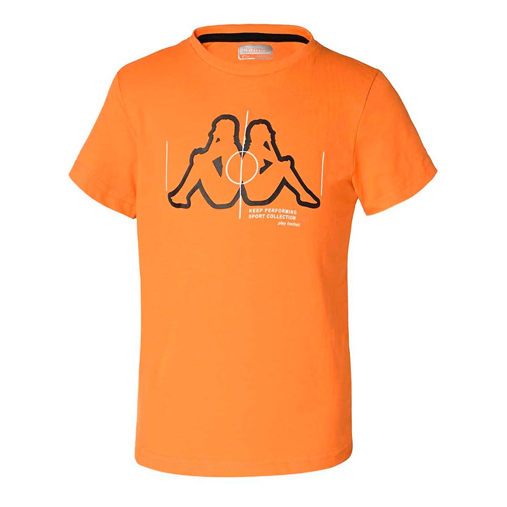 kappa bollengo short sleeve t-shirt orange 14 years garçon
