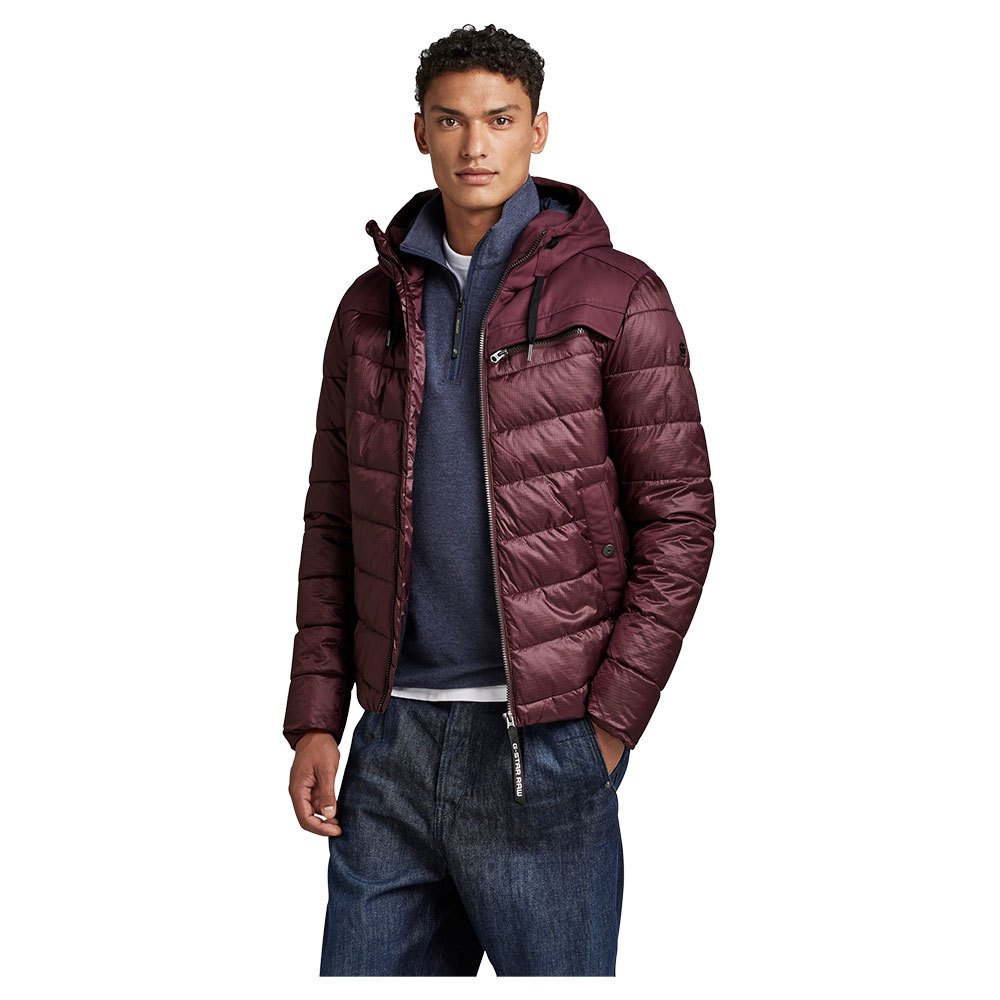 g-star attacc quilted jacket violet l homme