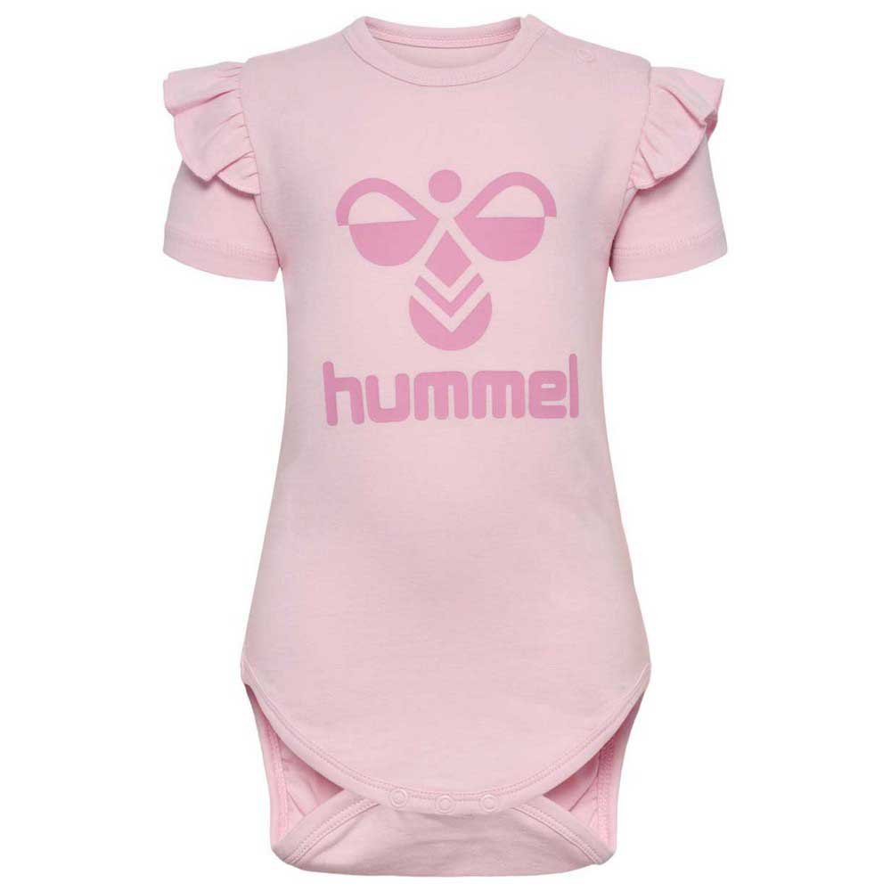 hummel dream ruffle short sleeve body rose 6-9 months fille