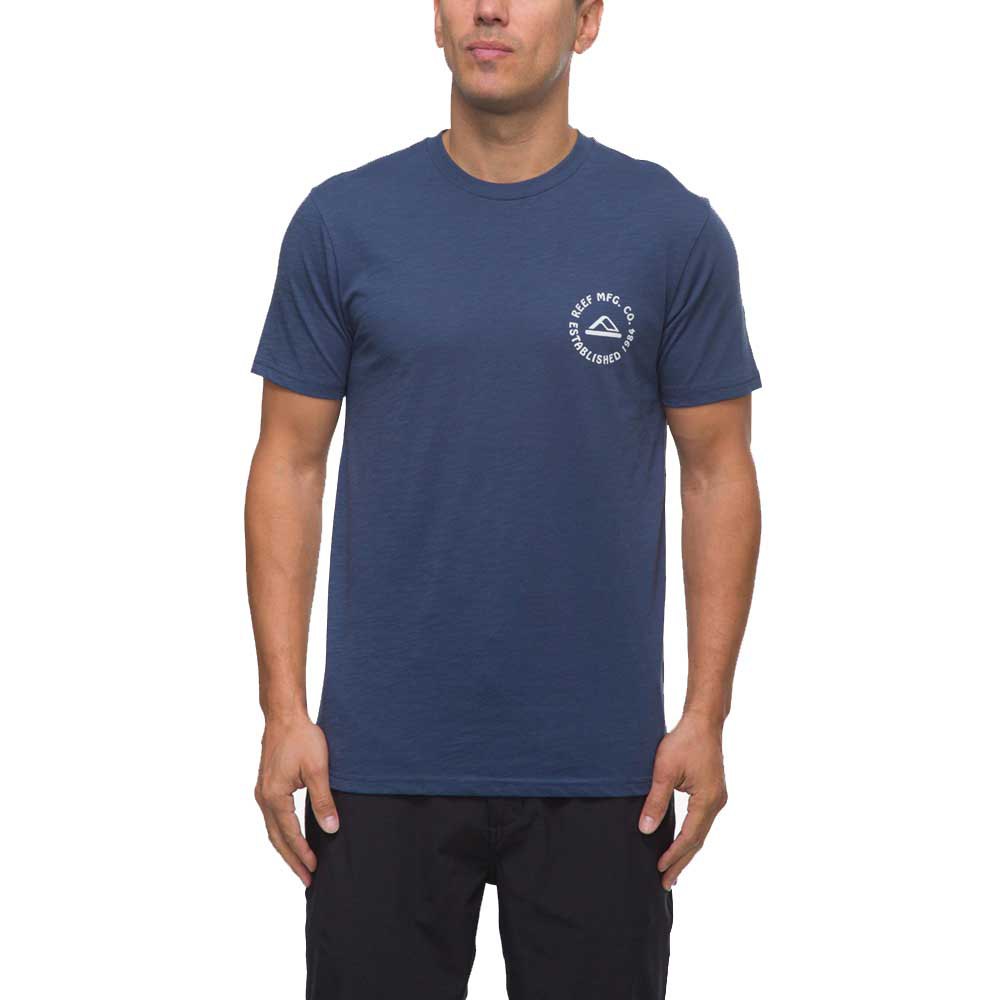 reef short sleeve t-shirt bleu s homme