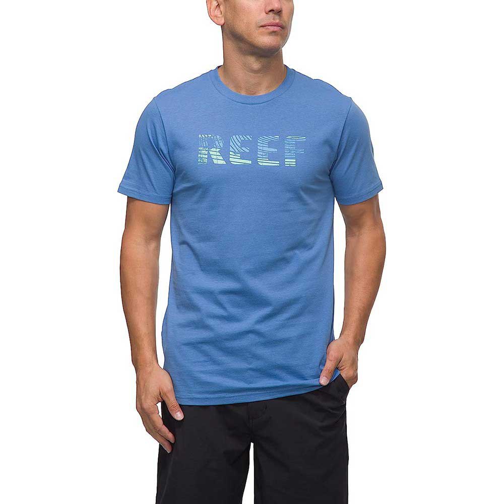 reef short sleeve t-shirt bleu s homme