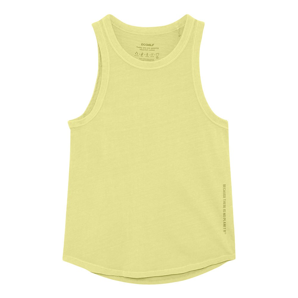 ecoalf nantes short sleeve t-shirt jaune l femme