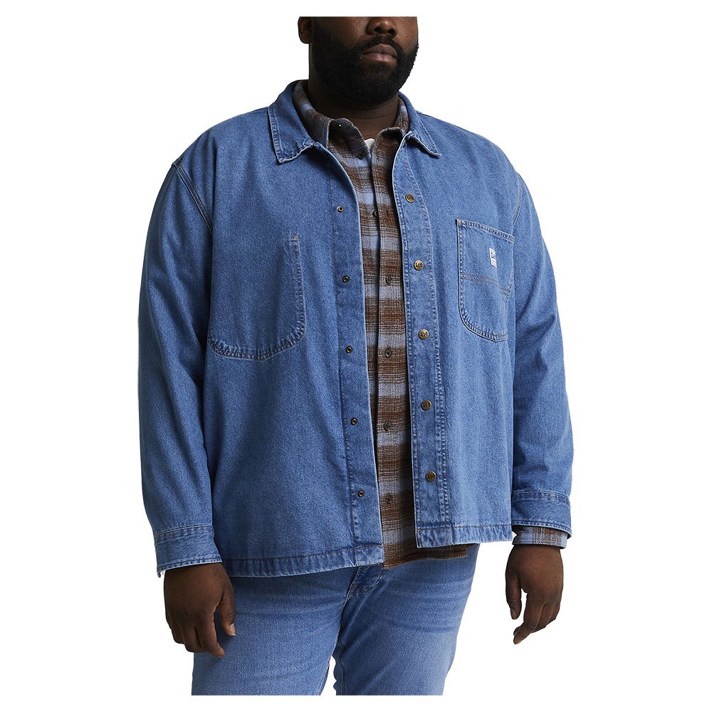 lee loose workwear overshirt bleu 2xl homme