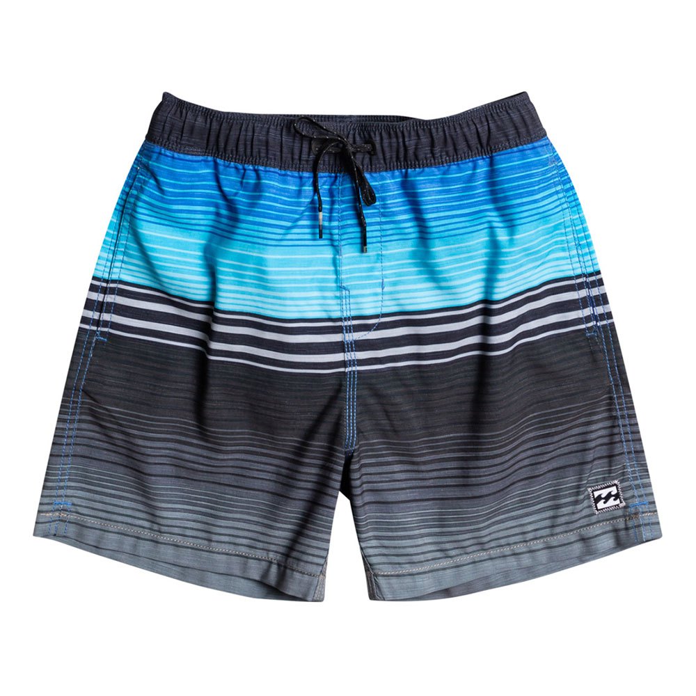 billabong all day heather stripe lb swimming shorts bleu 8 years garçon