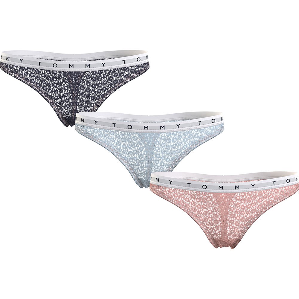 tommy jeans uw0uw02524 thong 3 units multicolore xl femme
