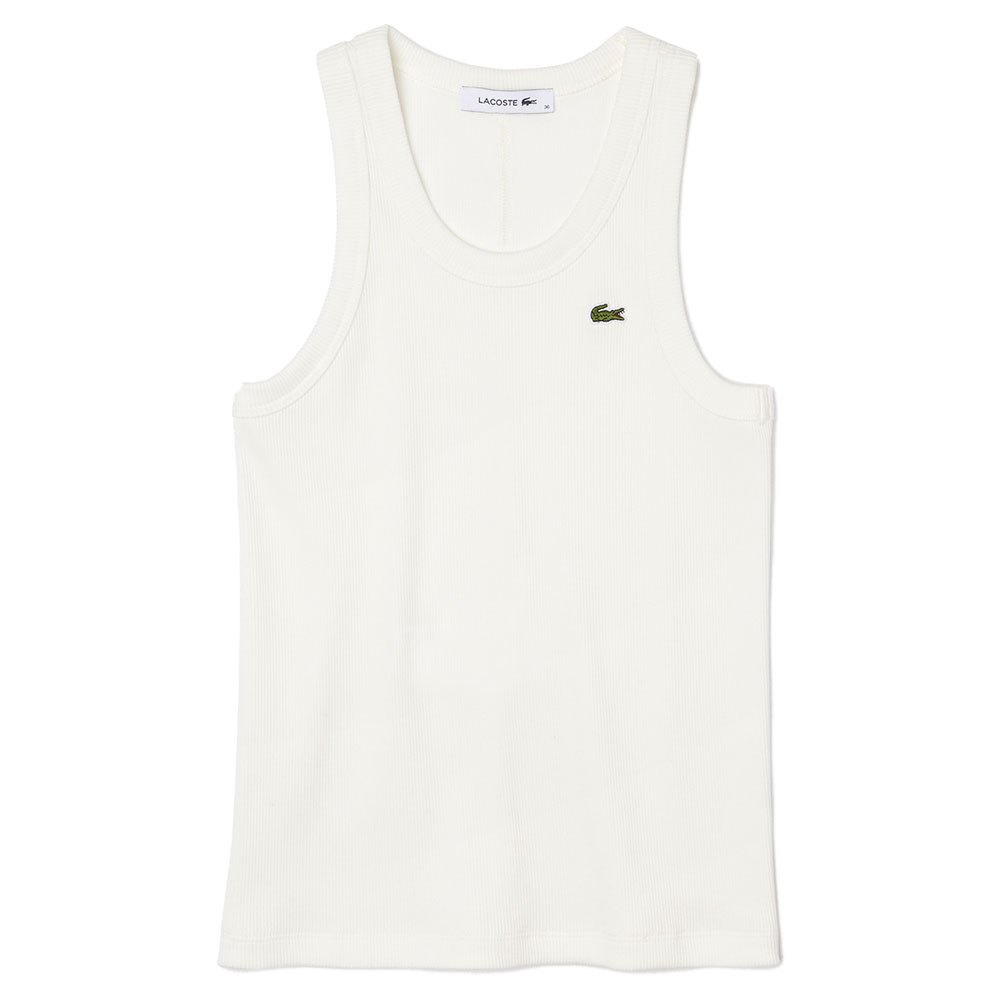 lacoste tf5388 short sleeve t-shirt blanc 38 femme