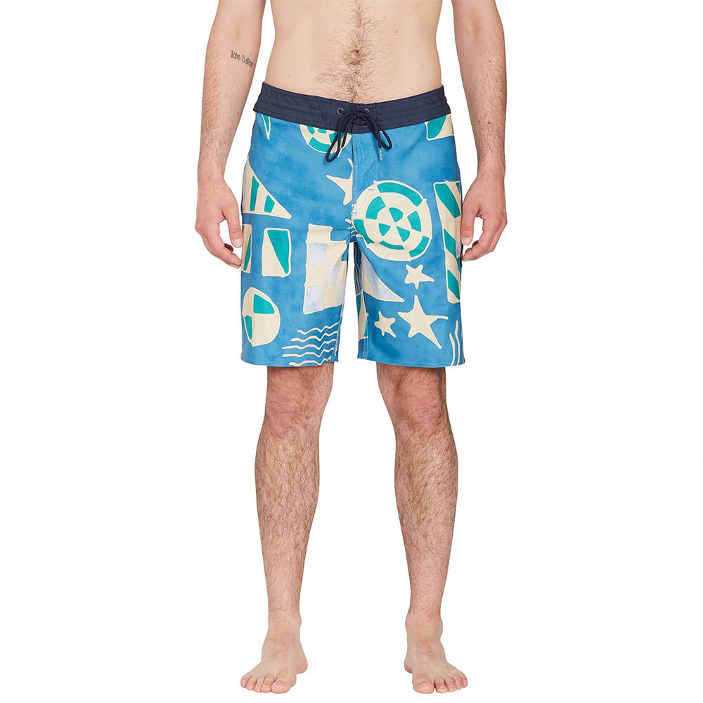 volcom geo stoney 19´´ swimming shorts bleu 32 homme