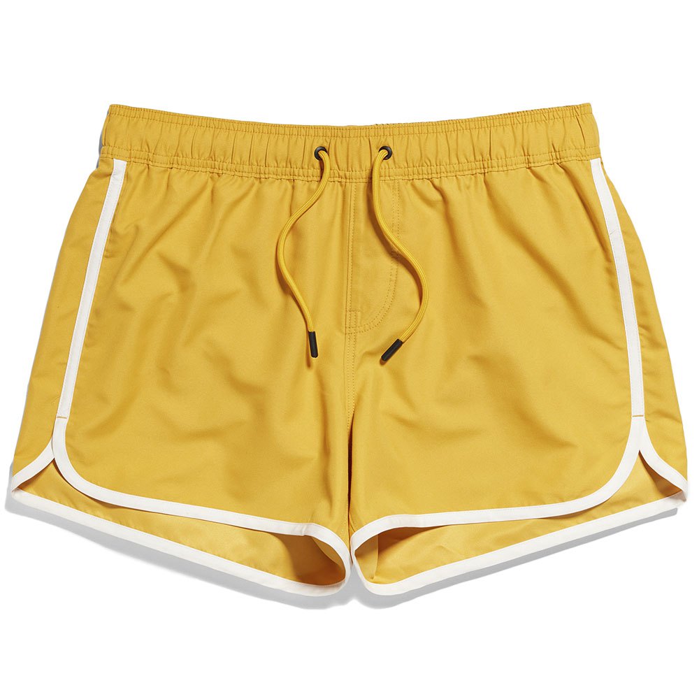 g-star carnic solid swimming shorts jaune xs homme