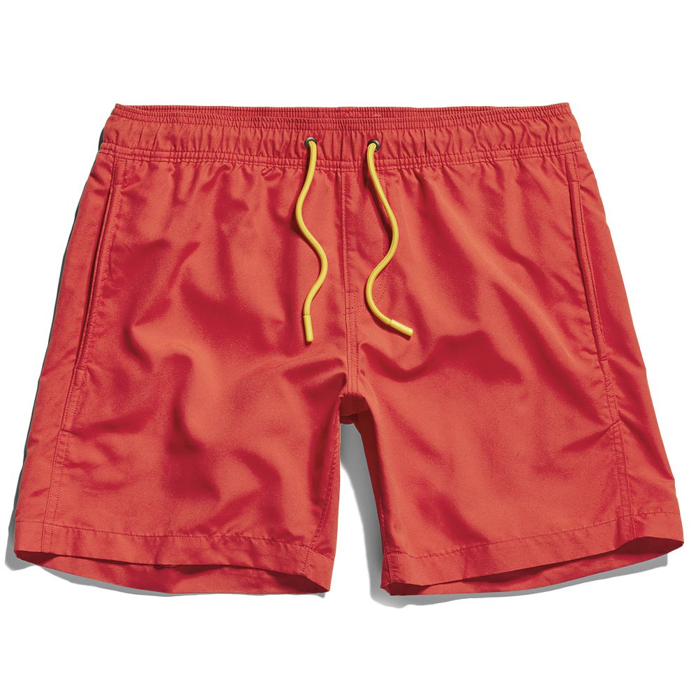 g-star dirik solid swimming shorts rouge m homme